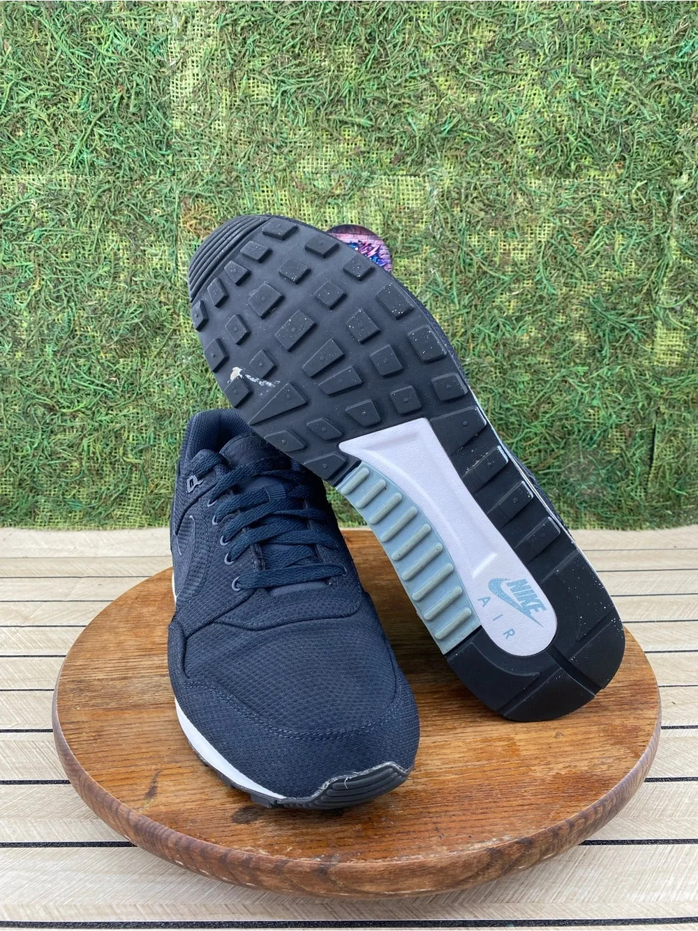 Nike AIR PEGASUS '89 TXT Lifestyle Shoes- Dark Obsidian Athletic Sneakers